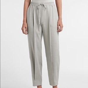 EXPRESS High Waisted Drawstring Ankle Pant